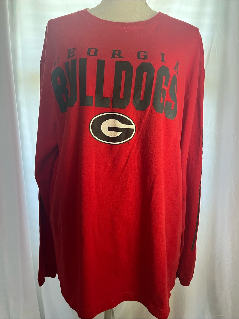 Knights Apparel Georgia Bulldogs Red Long Sleeve Tee